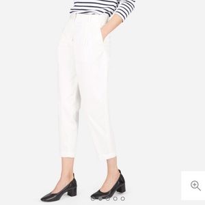 NWT Everlane Slouchy Chino in White Size 6